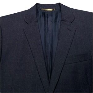 Dolce Gabbana Blazer Jacket 52R (US 42R) Men Flannel Wool 1B 1V Dark Gray Stripe